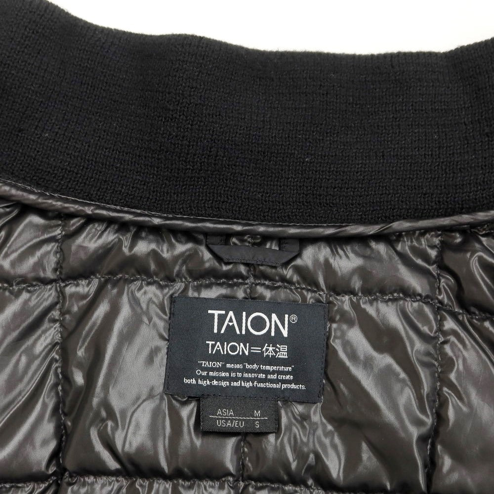[Used] TAION Mid-gauge knit down jacket, black [Size M] [BLK] [A/W] [Condition rank B] ​​[Men&