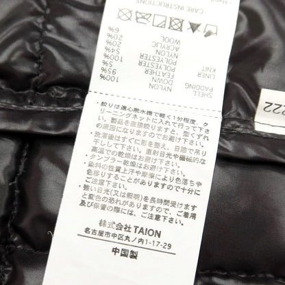 [Used] TAION Mid-gauge knit down jacket, black [Size M] [BLK] [A/W] [Condition rank B] ​​[Men&