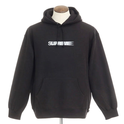 [Used] Supreme 2023 Spring/Summer Motion Logo Hooded Sweatshirt
 Black [Size L] [BLK] [A/W] [Condition Rank B] ​​[Men&