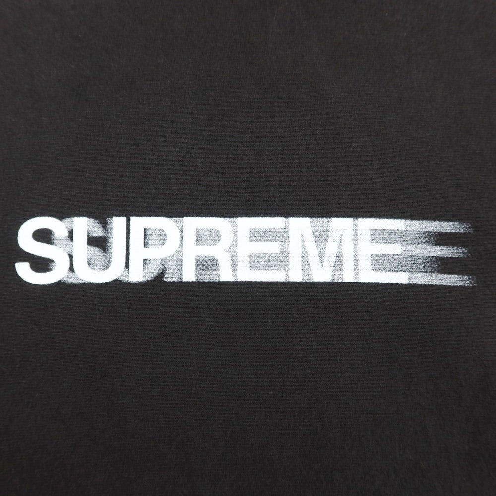[Used] Supreme 2023 Spring/Summer Motion Logo Hooded Sweatshirt
 Black [Size L] [BLK] [A/W] [Condition Rank B] ​​[Men&