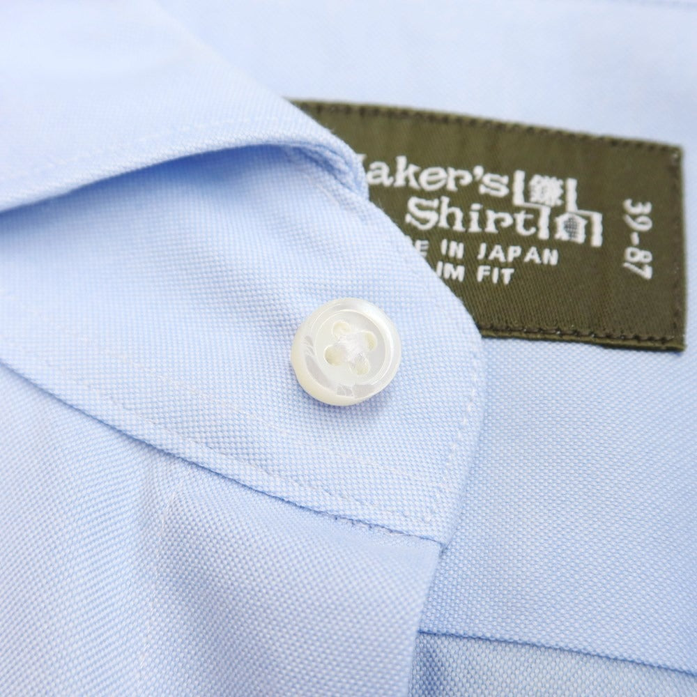 【中古】メイカーズシャツ カマクラ Makers Shirt 鎌倉 ドレスシャツ
 ライトブルー【サイズ39】【BLU】【S/S/A/W】【状態ランクC】【メンズ】
【769475】 BPD