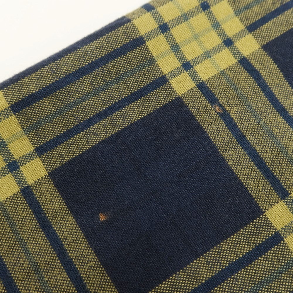 [Used] BEVILACQUA casual shirt
 Navy x light yellow ochre [Size M] [NVY] [S/S/A/W] [Condition Rank B] ​​[Men&