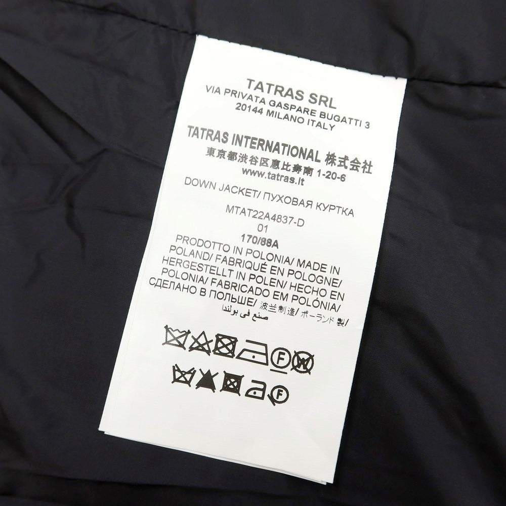 [Used] TATRAS Wool Nylon Down Jacket Black [Size 1] [BLK] [A/W] [Condition Rank B] ​​[Men&