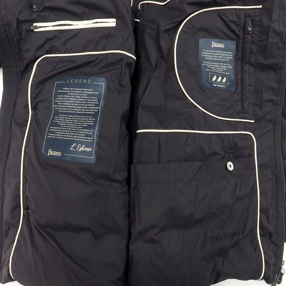 [Used] Herno Stretch Nylon Down Jacket Black [Size 46] [BLK] [A/W] [Condition Rank B] ​​[Men&