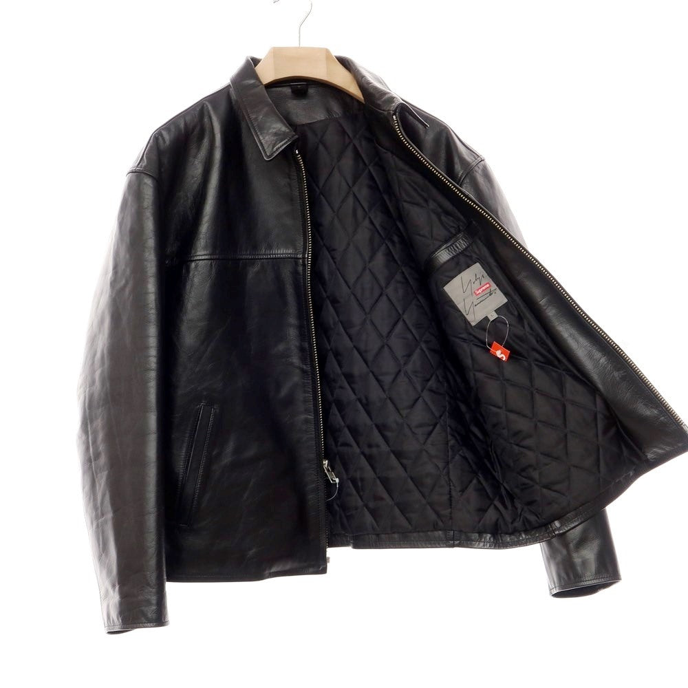[Used] Supreme 2020 Autumn/Winter Yohji Yamamoto Leather Work Jacket Leather Blouson Black [Size L] [BLK] [A/W] [Condition Rank A] [Men&