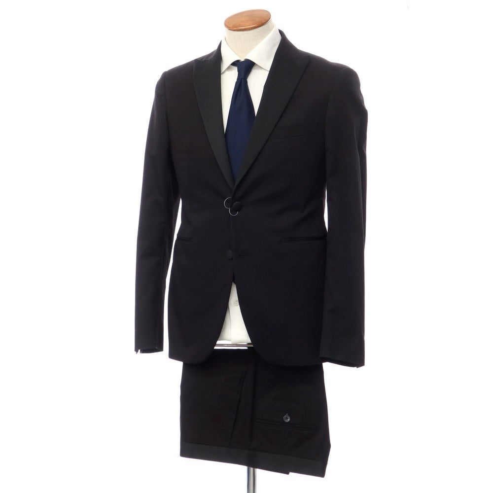 [Used] TAGLIATORE Cotton 2B Set-up Suit Black [Size 46] [BLK] [S/S] [Condition Rank B] ​​[Men&
