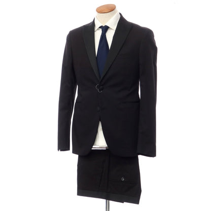 [Used] TAGLIATORE Cotton 2B Set-up Suit Black [Size 46] [BLK] [S/S] [Condition Rank B] ​​[Men&