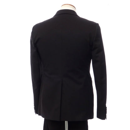 [Used] TAGLIATORE Cotton 2B Set-up Suit Black [Size 46] [BLK] [S/S] [Condition Rank B] ​​[Men&