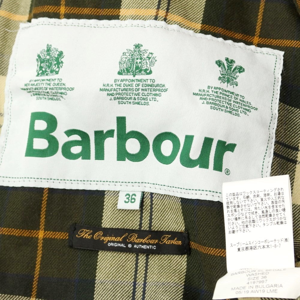 [Used] Barbour SL BEDALE Waxed Cotton Field Jacket Olive [Size 36] [GRN] [S/S] [Condition Rank B] ​​[Men&