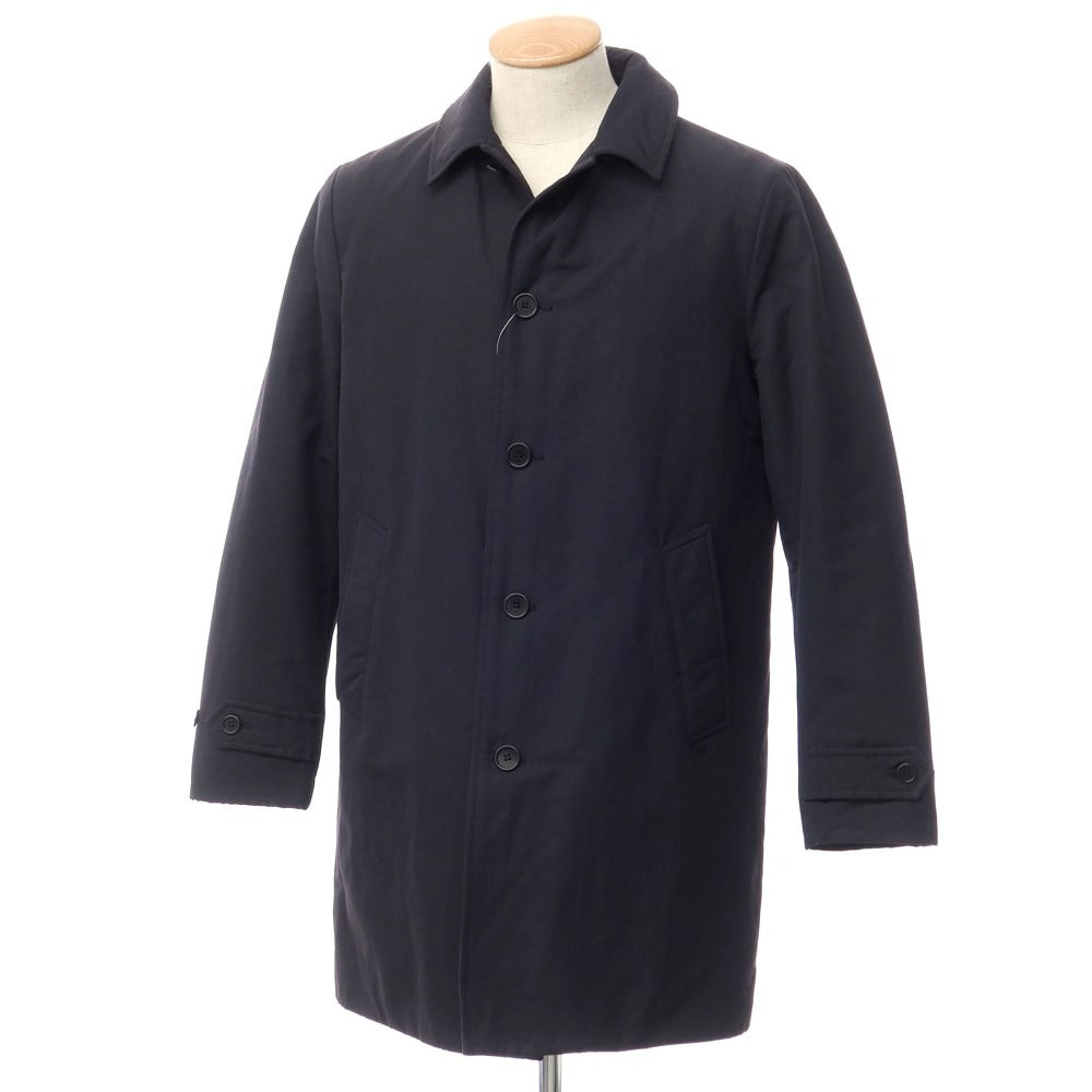 【中古】アスペジ ASPESI コットンポリエステル ステンカラーコート ネイビー【サイズS】【NVY】【A/W】【状態ランクB】【メンズ】【768978】