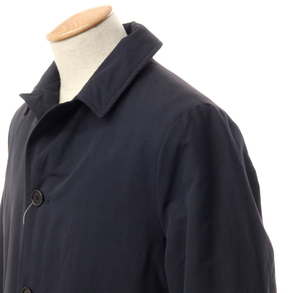 【中古】アスペジ ASPESI コットンポリエステル ステンカラーコート ネイビー【サイズS】【NVY】【A/W】【状態ランクB】【メンズ】【768978】