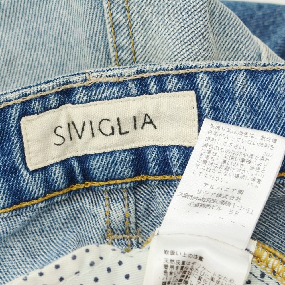 【中古】シビリア SIVIGLIA リペア加工 デニムパンツ ジーンズ ブルー【サイズ30】【BLU】【S/S/A/W】【状態ランクB】【メンズ】【769373】