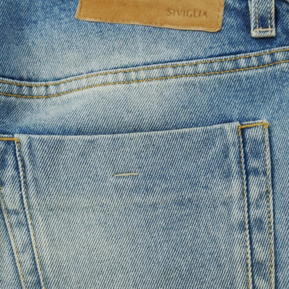 【中古】シビリア SIVIGLIA リペア加工 デニムパンツ ジーンズ ブルー【サイズ30】【BLU】【S/S/A/W】【状態ランクB】【メンズ】【769373】
