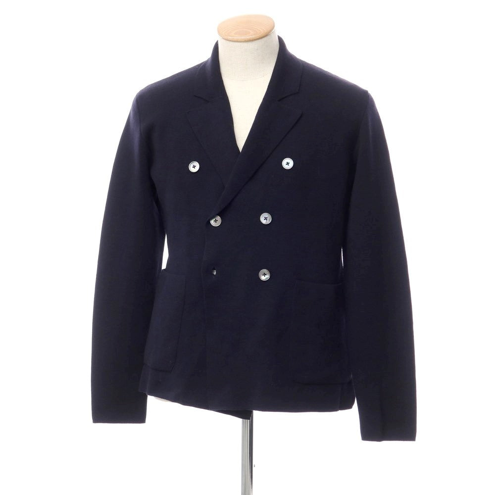 [Used] CRUCIANI Wool double knit jacket, navy [Size 44] [NVY] [A/W] [Condition rank B] ​​[Men&