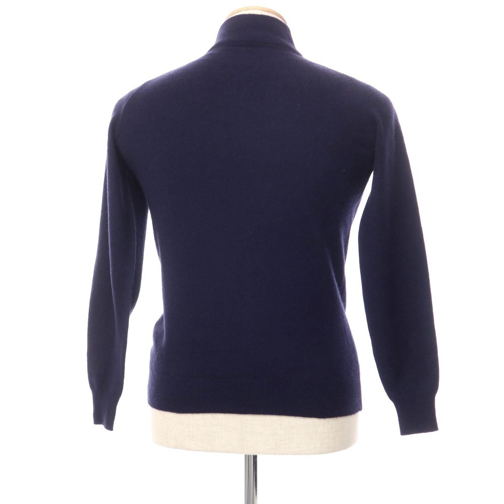 [Used] Alessandro Luppi wool cashmere high neck pullover knit navy [size 44] [NVY] [A/W] [Condition rank C] [Men&