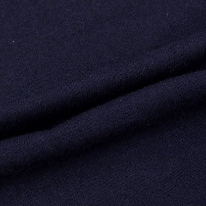 [Used] Alessandro Luppi wool cashmere high neck pullover knit navy [size 44] [NVY] [A/W] [Condition rank C] [Men&