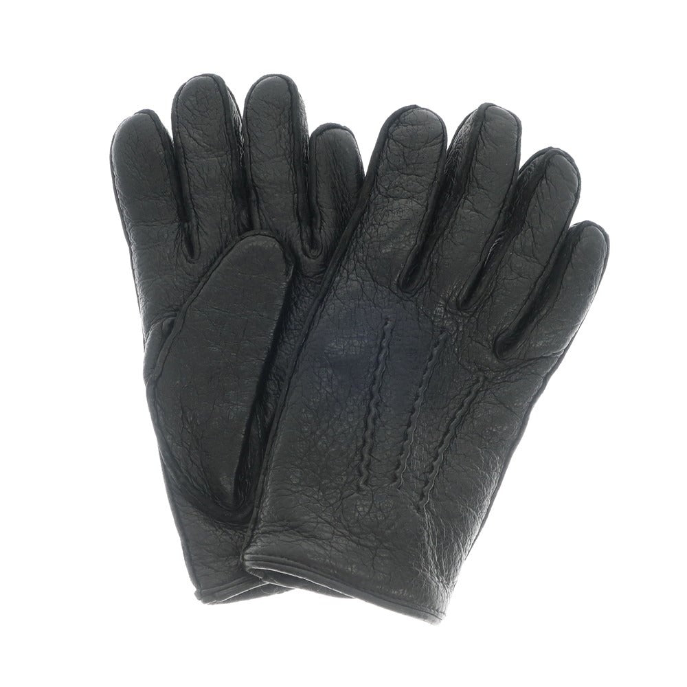 [Used] Dents Peccary Cashmere Lined Gloves Black [Size 7 1/2] [BLK] [A/W] [Condition Rank B] ​​[Men&