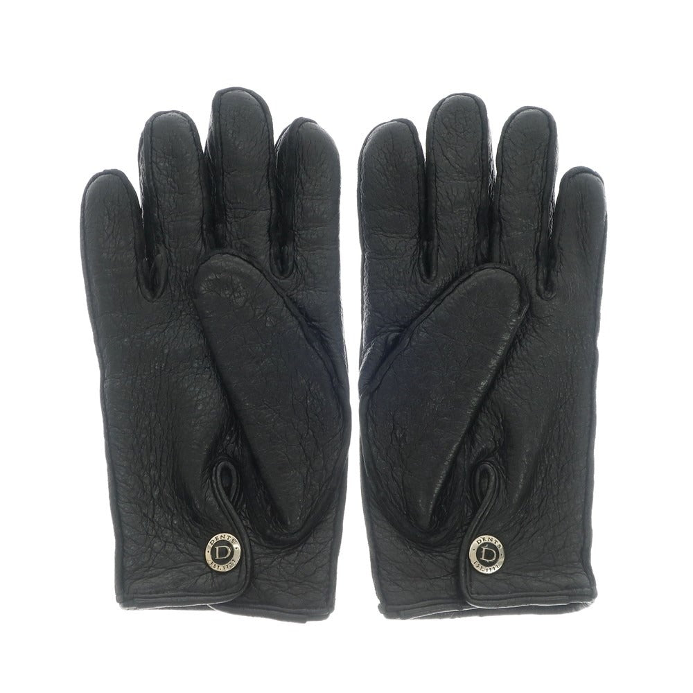 [Used] Dents Peccary Cashmere Lined Gloves Black [Size 7 1/2] [BLK] [A/W] [Condition Rank B] ​​[Men&