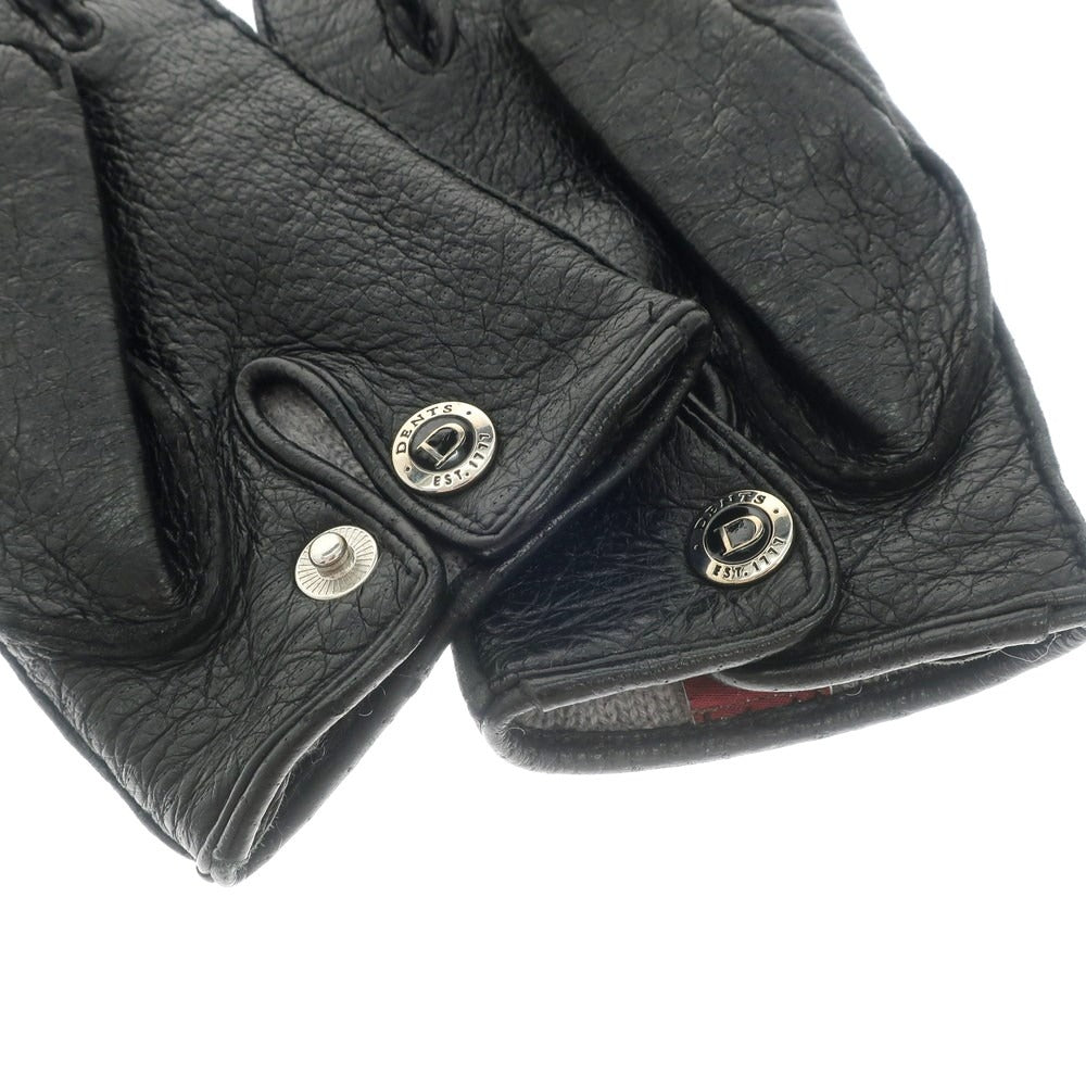 [Used] Dents Peccary Cashmere Lined Gloves Black [Size 7 1/2] [BLK] [A/W] [Condition Rank B] ​​[Men&
