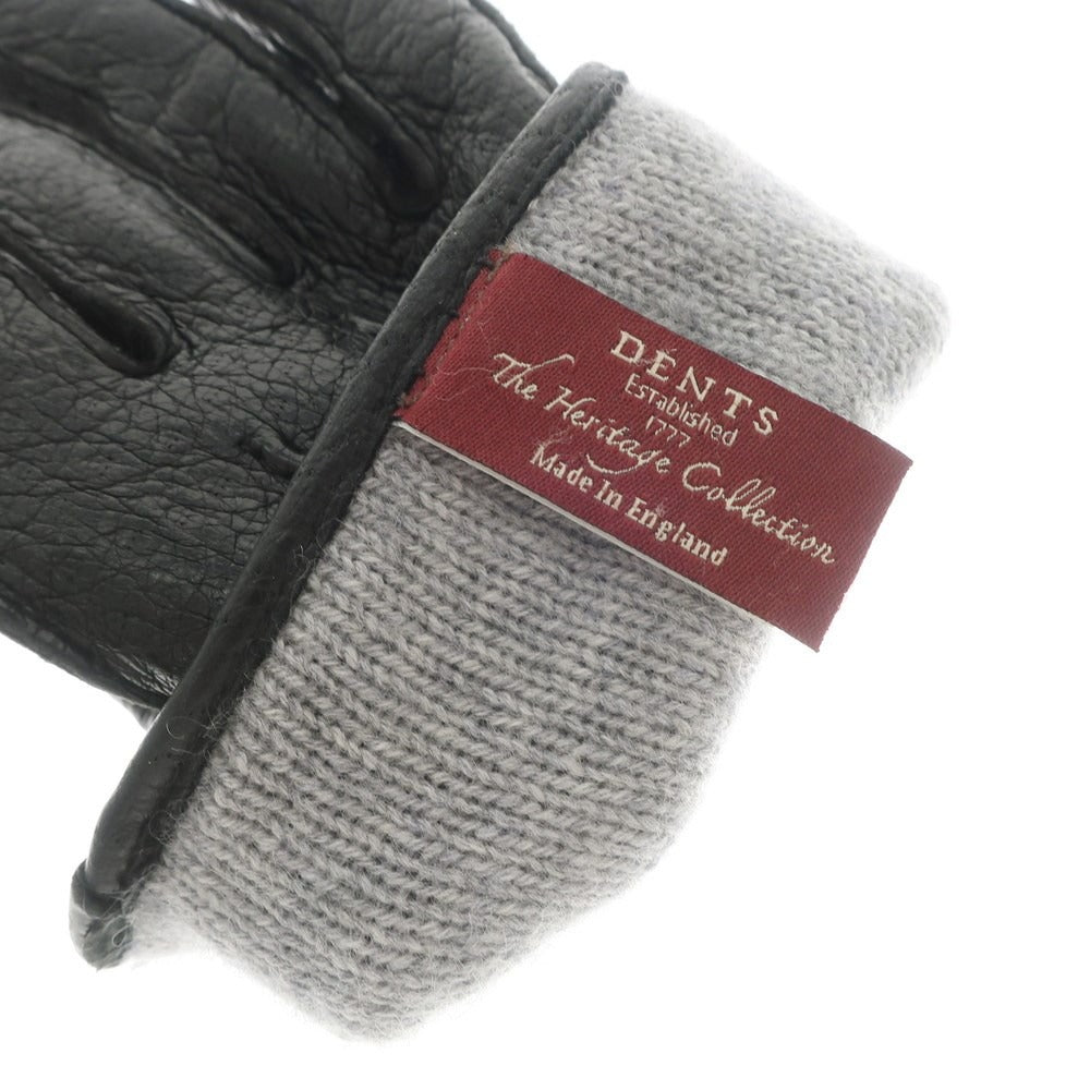 [Used] Dents Peccary Cashmere Lined Gloves Black [Size 7 1/2] [BLK] [A/W] [Condition Rank B] ​​[Men&