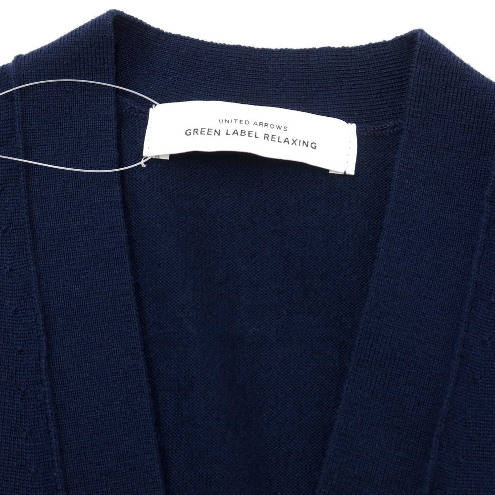 [Used] Green Label Relaxing Wool Knit Cardigan Navy [Size S] [NVY] [A/W] [Condition Rank B] ​​[Men&