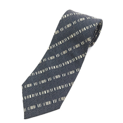 [Used] COMME des GARCONS HOMME Striped 3-fold silk tie, dark blue-green [GRN] [S/S/A/W] [Condition: B] [Men&