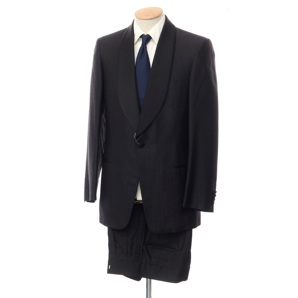 【中古】ベルベスト Belvest シルク 1B セットアップ フォーマルスーツ ブラック【サイズ44】【BLK】【S/S/A/W】【状態ランクB】【メンズ】【769376】