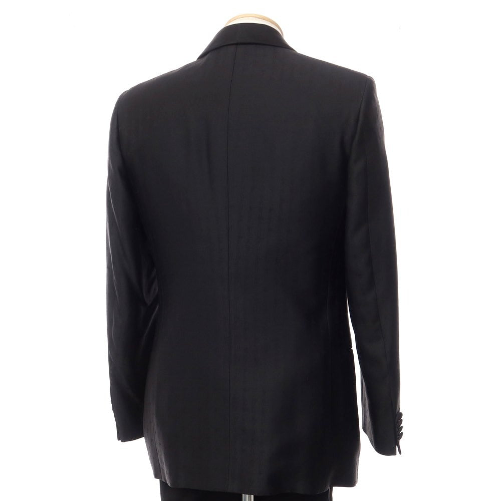 【中古】ベルベスト Belvest シルク 1B セットアップ フォーマルスーツ ブラック【サイズ44】【BLK】【S/S/A/W】【状態ランクB】【メンズ】【769376】
