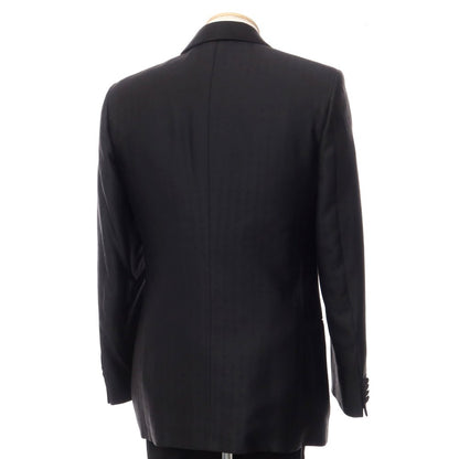 【中古】ベルベスト Belvest シルク 1B セットアップ フォーマルスーツ ブラック【サイズ44】【BLK】【S/S/A/W】【状態ランクB】【メンズ】【769376】