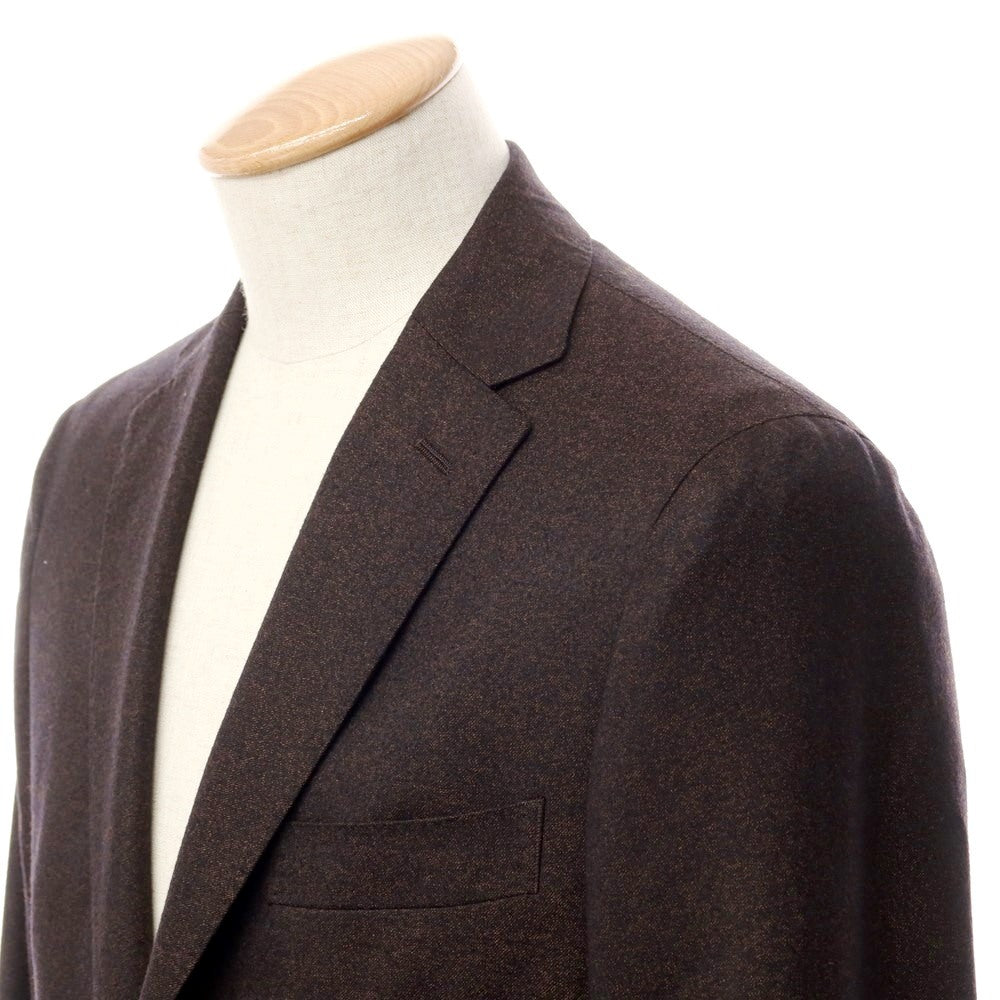 【中古】グリーンレーベルリラクシング green label relaxing ウール アンコン テーラードジャケット ダークブラウン【サイズ44】【BRW】【A/W】【状態ランクB】【メンズ】【768994】