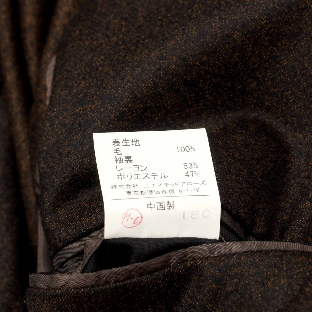 [Used] Green Label Relaxing Wool Unconstructed Tailored Jacket Dark Brown [Size 44] [BRW] [A/W] [Condition Rank B] ​​[Men&
