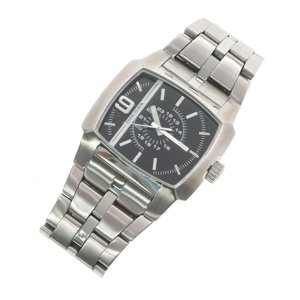 [Used] Diesel DIESEL DZ-1154 Stainless Steel Quartz Square Watch Silver [S/S/A/W] [Condition Rank B] ​​[Men&