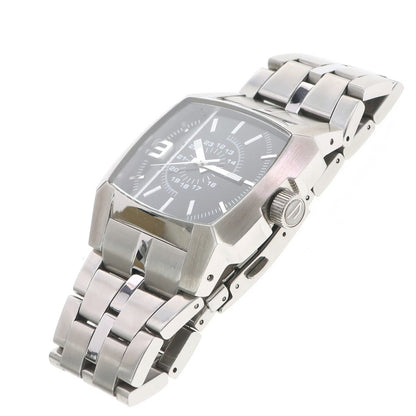 [Used] Diesel DIESEL DZ-1154 Stainless Steel Quartz Square Watch Silver [S/S/A/W] [Condition Rank B] ​​[Men&