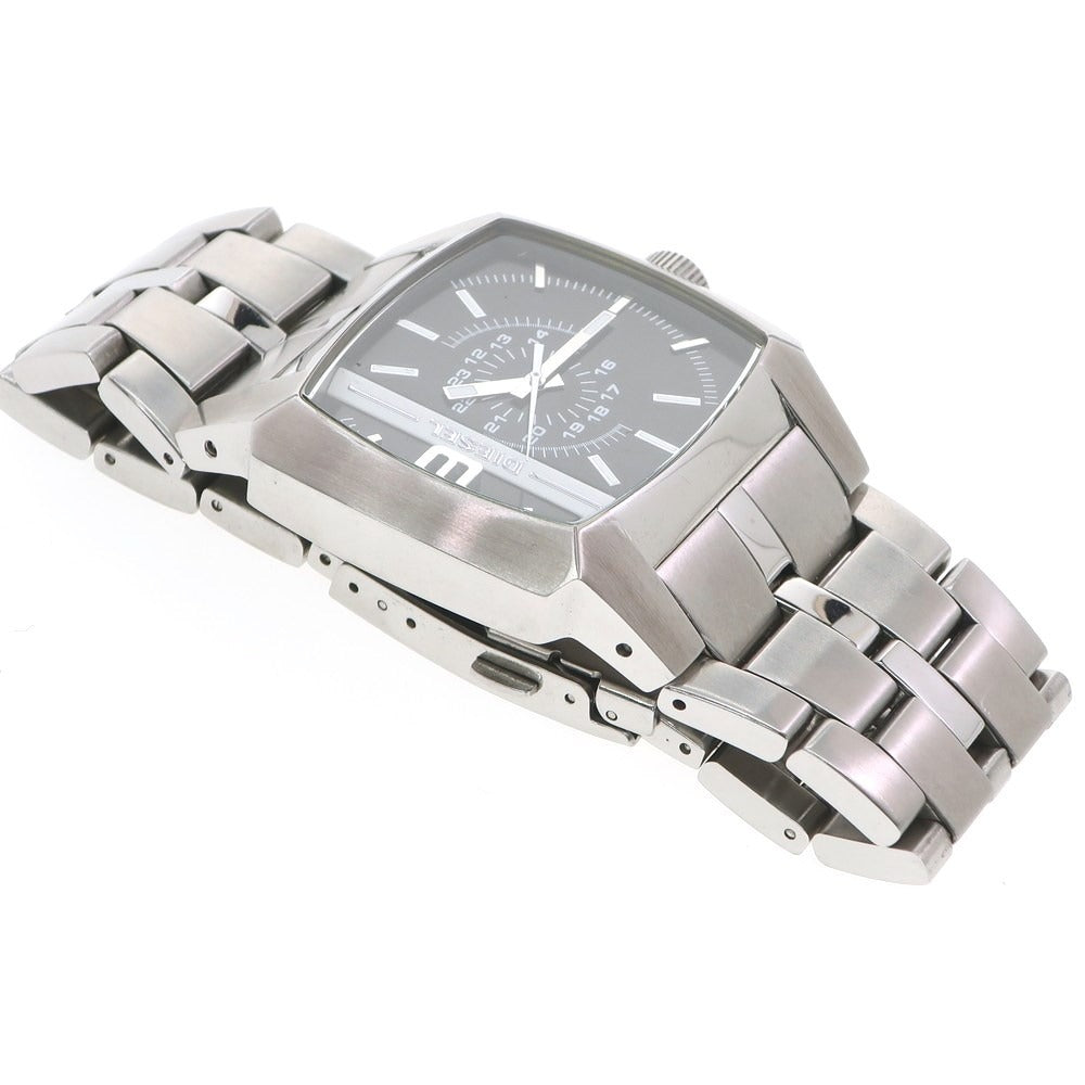 [Used] Diesel DIESEL DZ-1154 Stainless Steel Quartz Square Watch Silver [S/S/A/W] [Condition Rank B] ​​[Men&