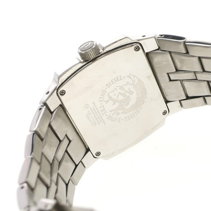 [Used] Diesel DIESEL DZ-1154 Stainless Steel Quartz Square Watch Silver [S/S/A/W] [Condition Rank B] ​​[Men&