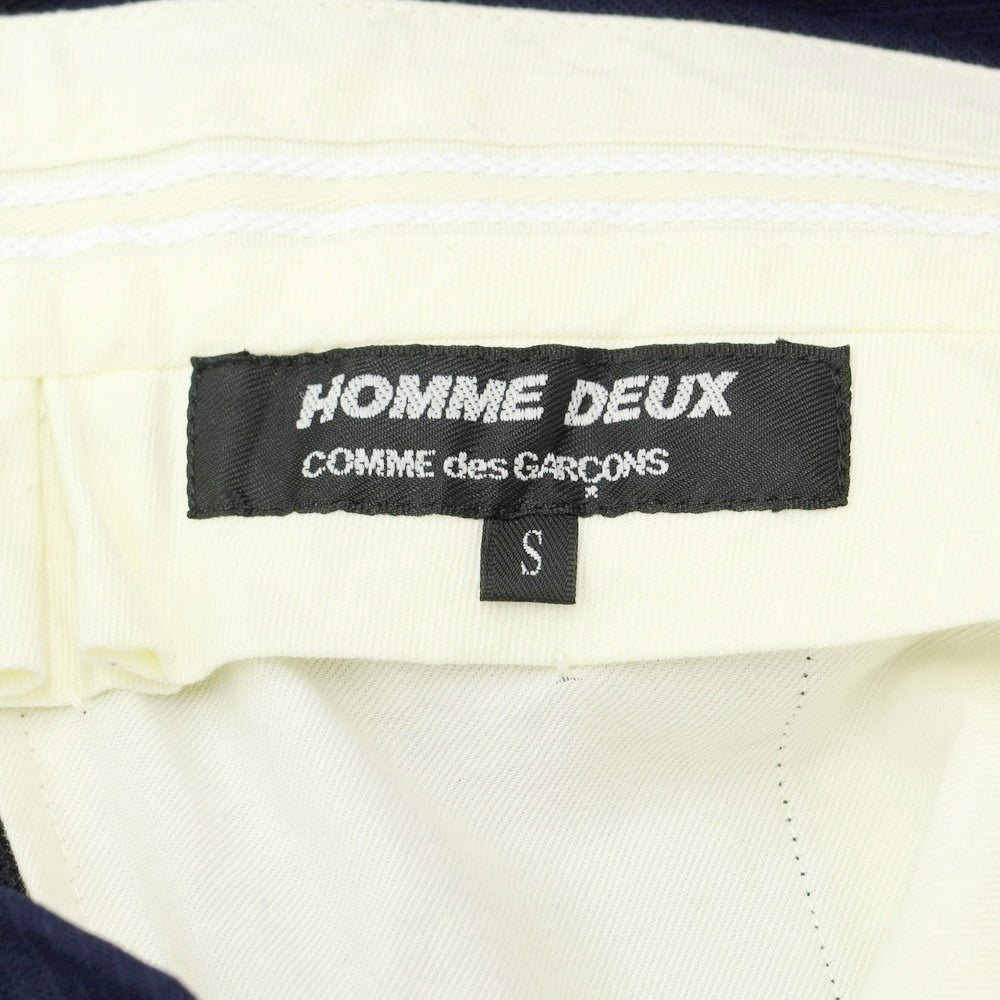 [Used] [Unused] COMME des GARCONS HOMME DEUX 2021 Autumn/Winter Wool Slacks Pants Navy [Size S] [NVY] [S/S] [Condition Rank S] [Men&