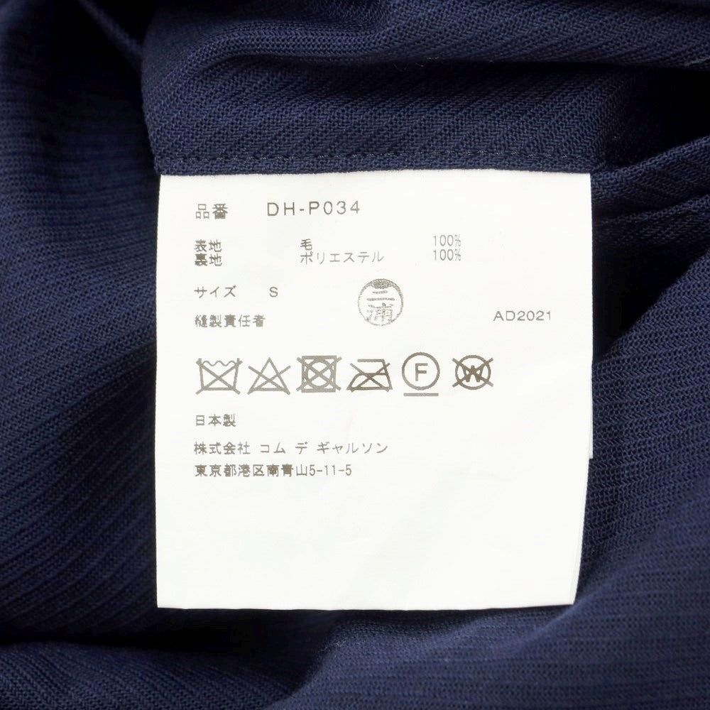 [Used] [Unused] COMME des GARCONS HOMME DEUX 2021 Autumn/Winter Wool Slacks Pants Navy [Size S] [NVY] [S/S] [Condition Rank S] [Men&