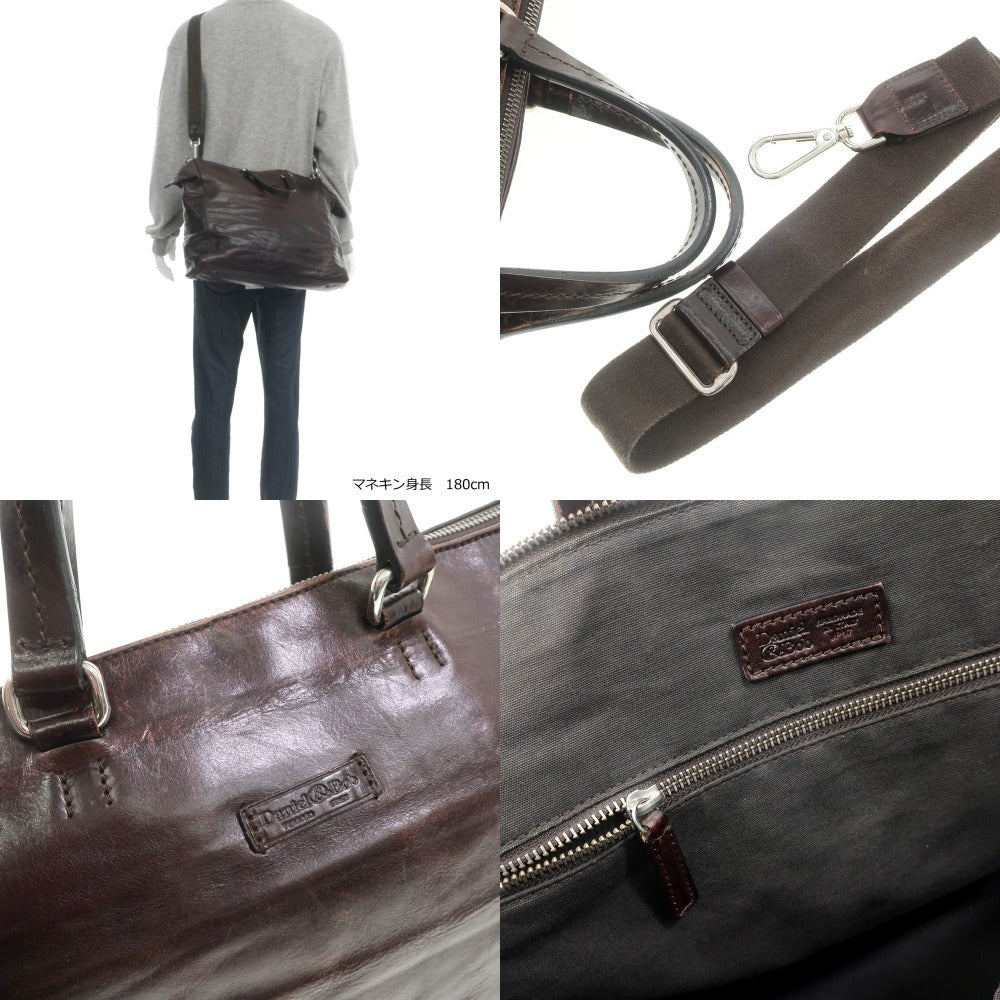 [Used] Daniel &amp;amp; Bob Roadie Leather Briefcase Brown [W39.5xH32xD9] [BRW] [S/S/A/W] [Condition Rank B] ​​[Men&