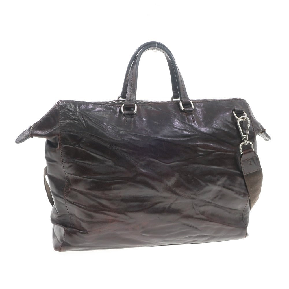 [Used] Daniel &amp;amp; Bob Roadie Leather Briefcase Brown [W39.5xH32xD9] [BRW] [S/S/A/W] [Condition Rank B] ​​[Men&