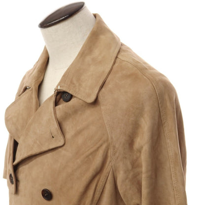 [Used] EMMETI Goatskin Suede Leather Trench Coat Light Brown [Size 48] [BRW] [A/W] [Condition Rank B] ​​[Men&