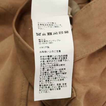 [Used] EMMETI Goatskin Suede Leather Trench Coat Light Brown [Size 48] [BRW] [A/W] [Condition Rank B] ​​[Men&