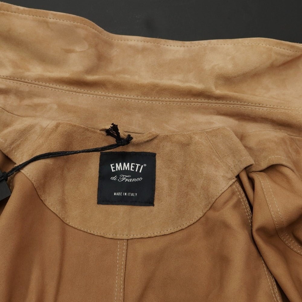 [Used] EMMETI Goatskin Suede Leather Trench Coat Light Brown [Size 48] [BRW] [A/W] [Condition Rank B] ​​[Men&