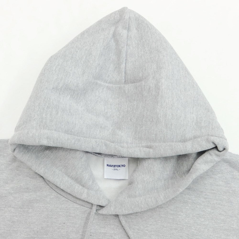 [Used] NAVIETOKYO Cotton Polyester Pullover Hoodie Light Gray [Size 2XL] [GRY] [A/W] [Condition Rank A] [Men&