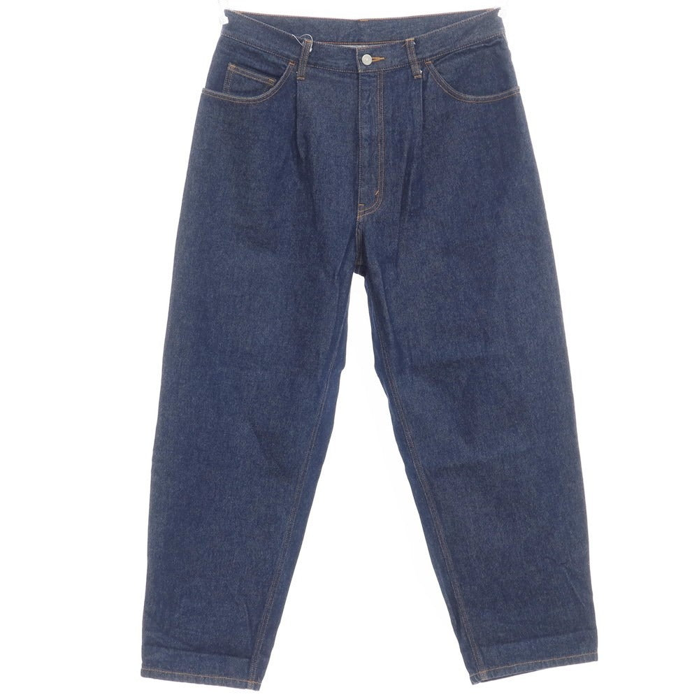 [Used] BEAMS NEW STANDARD Wide 1 Pleat Denim Pants Jeans Navy [Size L] [NVY] [S/S/A/W] [Condition Rank B] ​​[Men&