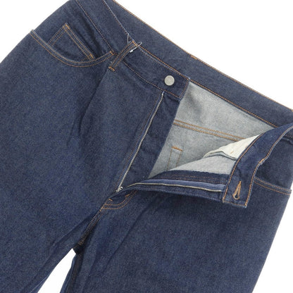 【中古】ビームス BEAMS NEW STANDARD ワイド 1プリーツ デニムパンツ ジーンズ ネイビー【サイズL】【NVY】【S/S/A/W】【状態ランクB】【メンズ】【769371】