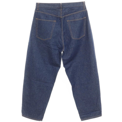 【中古】ビームス BEAMS NEW STANDARD ワイド 1プリーツ デニムパンツ ジーンズ ネイビー【サイズL】【NVY】【S/S/A/W】【状態ランクB】【メンズ】【769371】