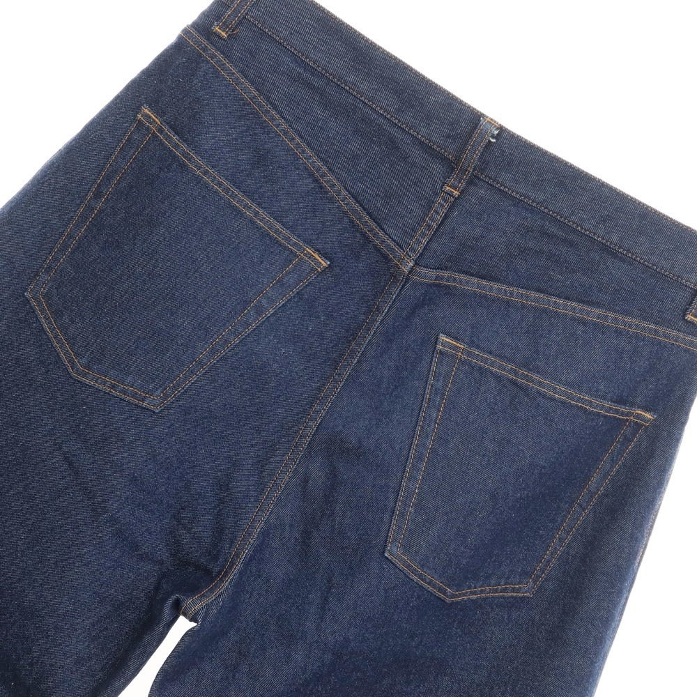 【中古】ビームス BEAMS NEW STANDARD ワイド 1プリーツ デニムパンツ ジーンズ ネイビー【サイズL】【NVY】【S/S/A/W】【状態ランクB】【メンズ】【769371】