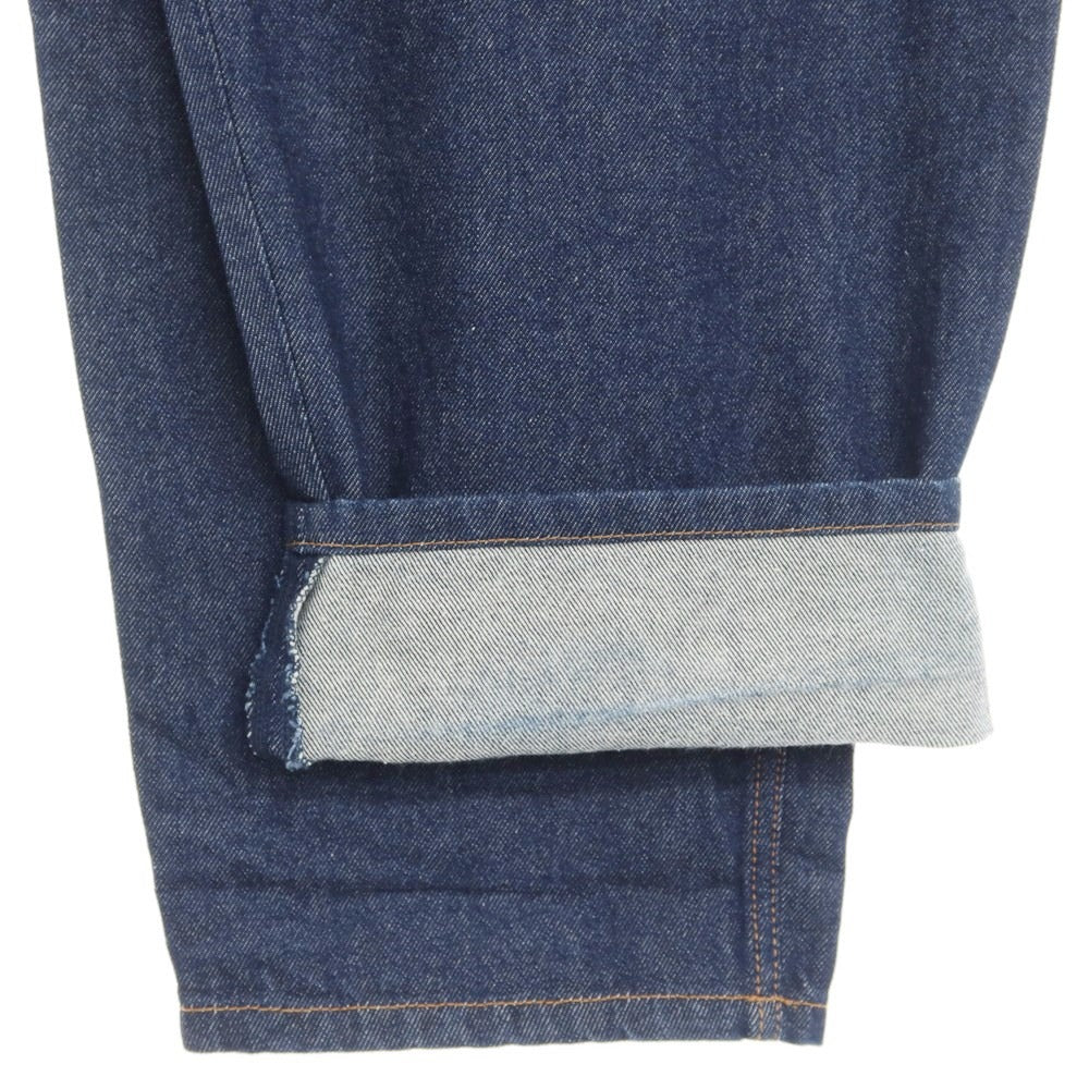 【中古】ビームス BEAMS NEW STANDARD ワイド 1プリーツ デニムパンツ ジーンズ ネイビー【サイズL】【NVY】【S/S/A/W】【状態ランクB】【メンズ】【769371】