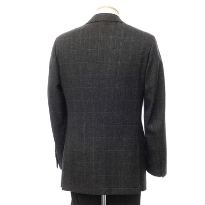 [Used] Paul Stuart Wool Cashmere Check 2B Suit Set Black x Grey [Size 44 Drop.7R] [GRY] [A/W] [Condition Rank B] ​​[Men&