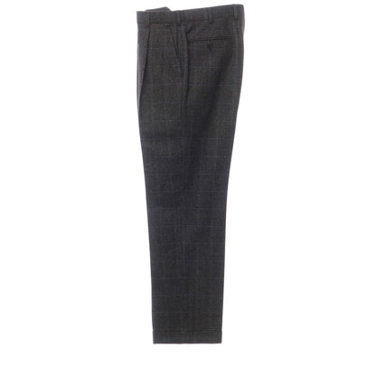 [Used] Paul Stuart Wool Cashmere Check 2B Suit Set Black x Grey [Size 44 Drop.7R] [GRY] [A/W] [Condition Rank B] ​​[Men&